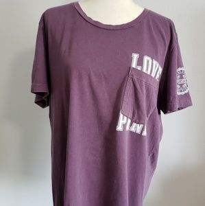 PINK Light Violet Purple Shirt